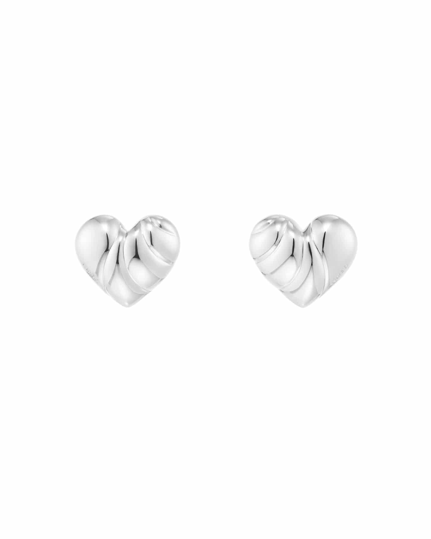 Numbering - Wavy Heart Stud Earrings #5127 product image 5 | TRAB K-Fashion Australia