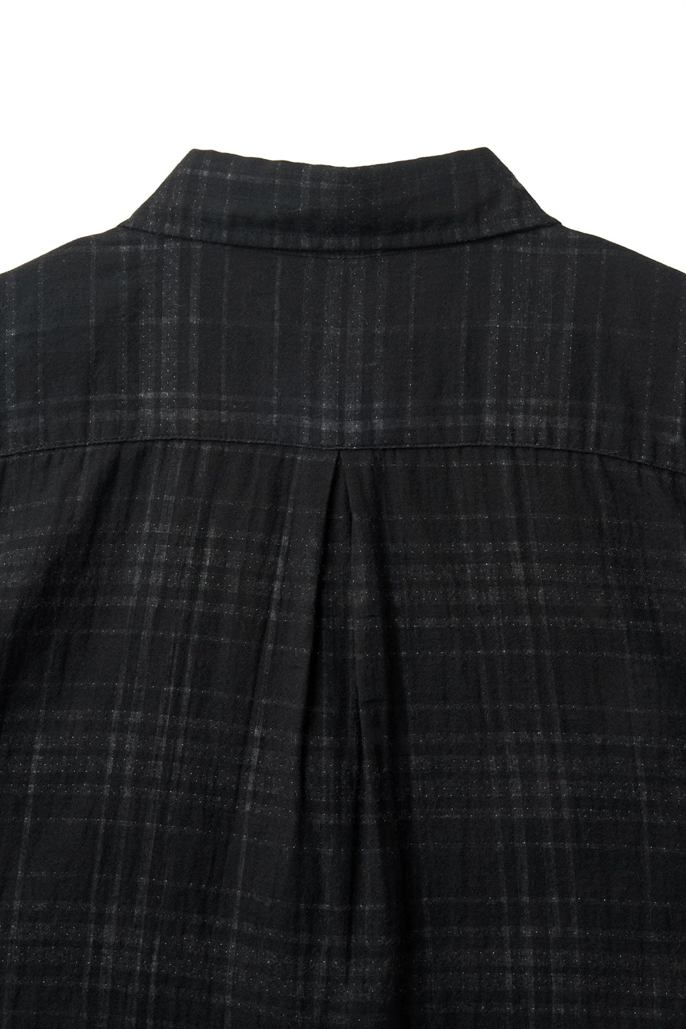 Hatchingroom - Shadow Check Shirt Tartan Check (Black) product image 7 | TRAB K-Fashion Australia