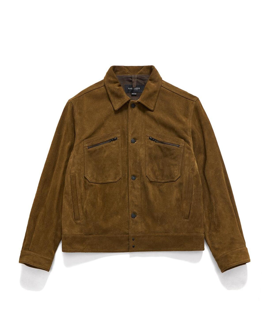 Eastlogue - Workers Blouson Leather Jacket (Brown Nubuck) product image 1 | TRAB K-Fashion Australia