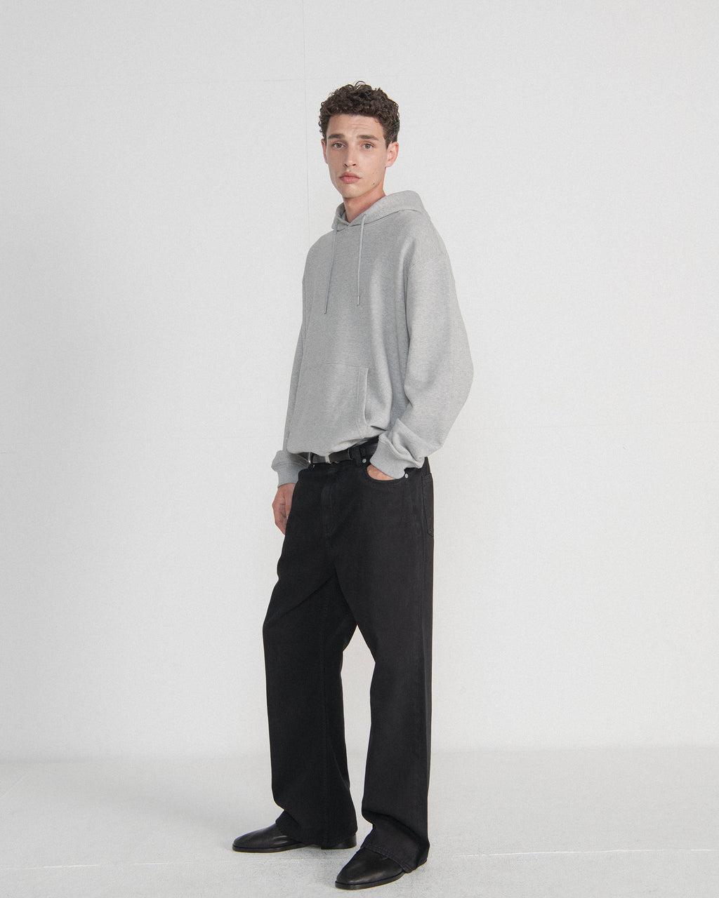 Brownyard - Soft Sweat Hoodie (Grey) product image 1 | TRAB K-Fashion Australia