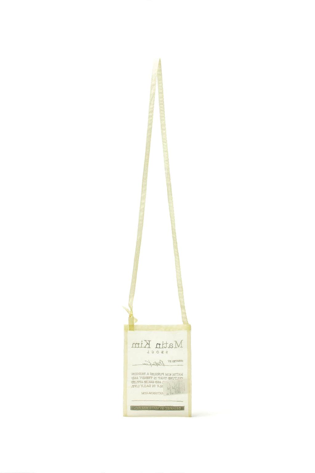 Matin Kim - Organza Mini Cross Bag (Light Yellow) product image 4 | TRAB K-Fashion Australia