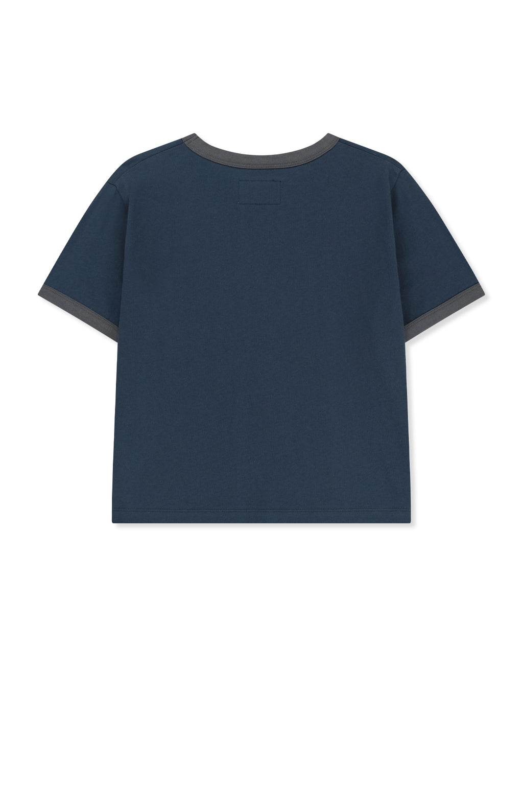 Matin Kim - Matin Logo Ringer Crop Top (Navy) product image 2 | TRAB K-Fashion Australia