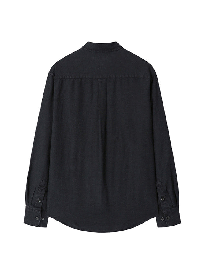 Art if acts - Washed Linen Shirt (Black) product image 6 | TRAB K-Fashion Australia