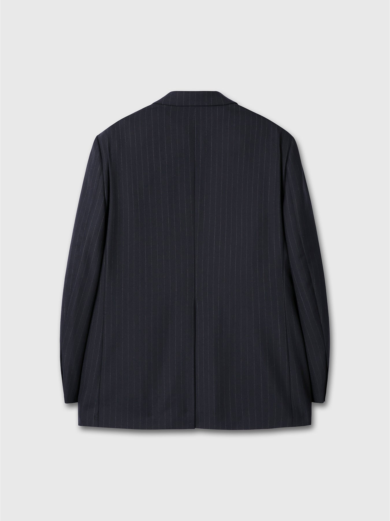 Tonywack - Striped Wool Relaxed Tailored Jacket (Navy Pinstripe) product image 10 | TRAB K-Fashion Australia