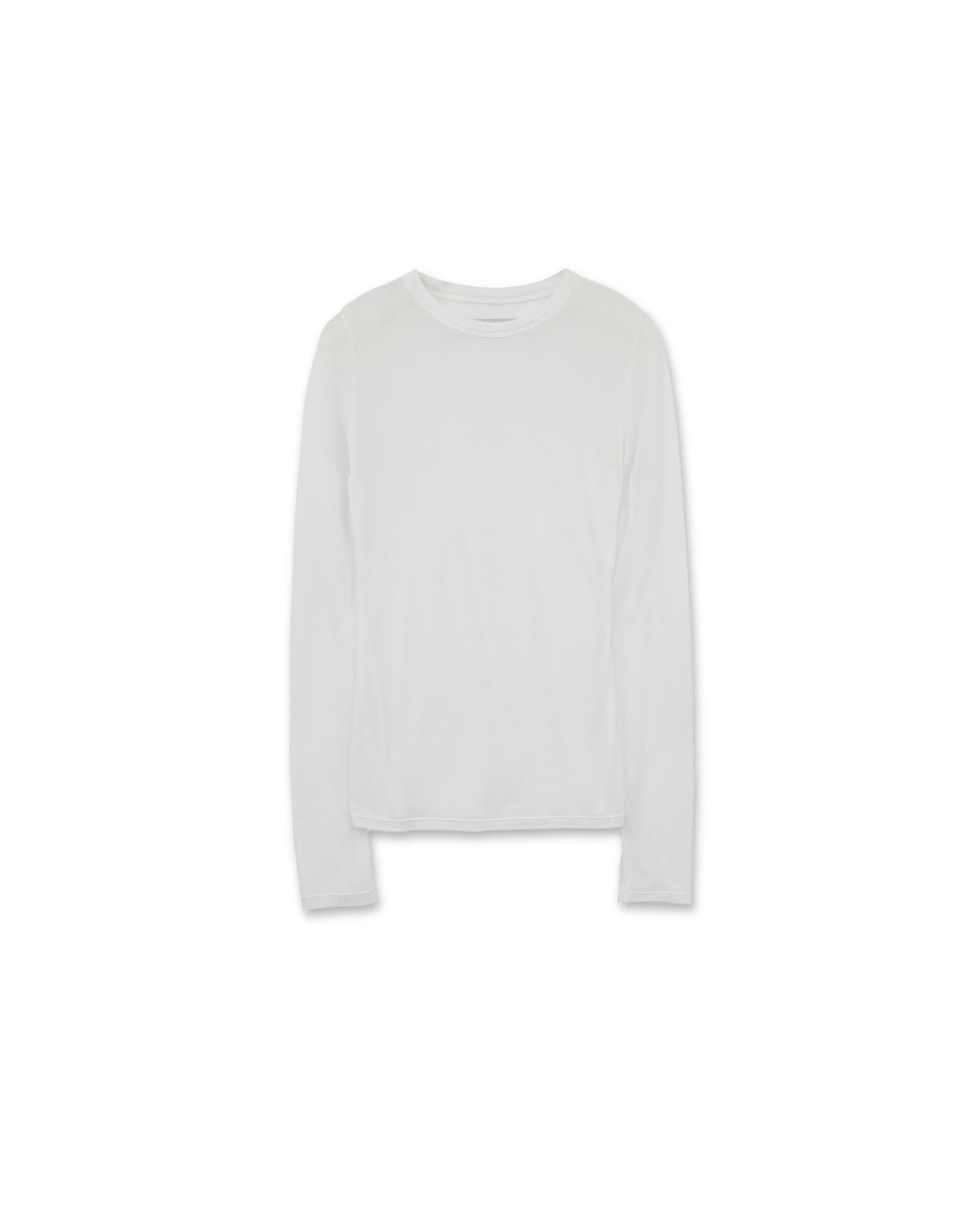 Brownyard - 24ss W Seethrough Long Sleeve (White) product image 3 | TRAB K-Fashion Australia