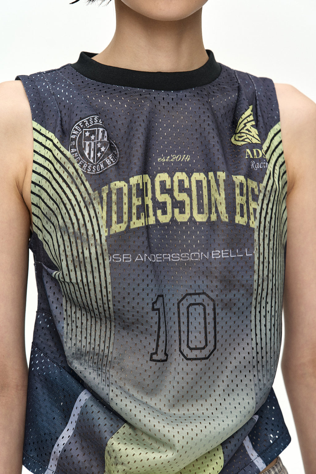 Andersson Bell - Racing Reworked Sleeveless (Green/Black) product image 5 | TRAB K-Fashion Australia