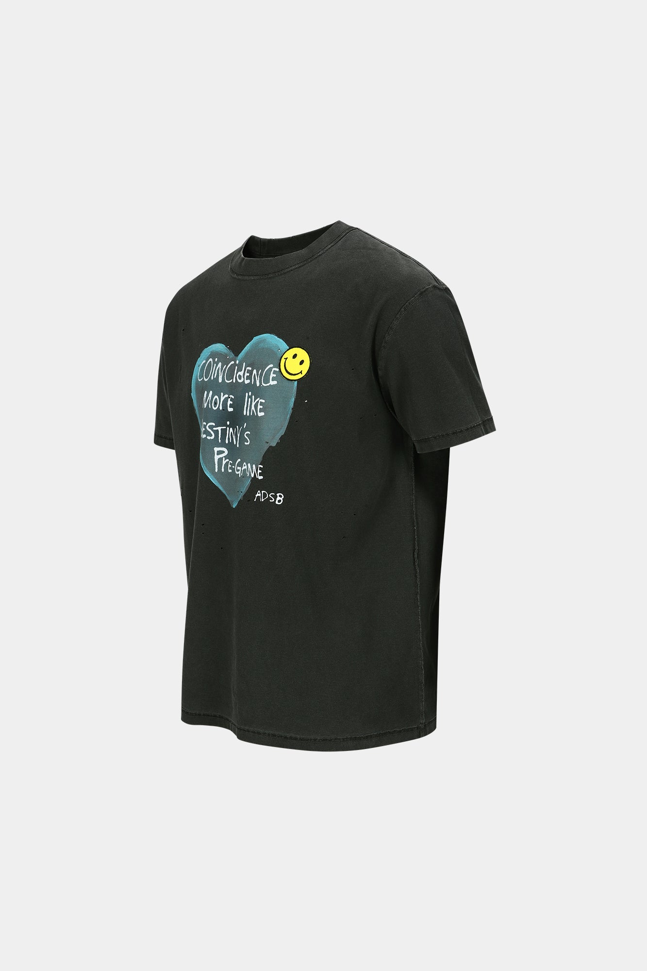 Andersson Bell - Unisex Heart Message T-Shirt (Charcoal) product image 11 | TRAB K-Fashion Australia