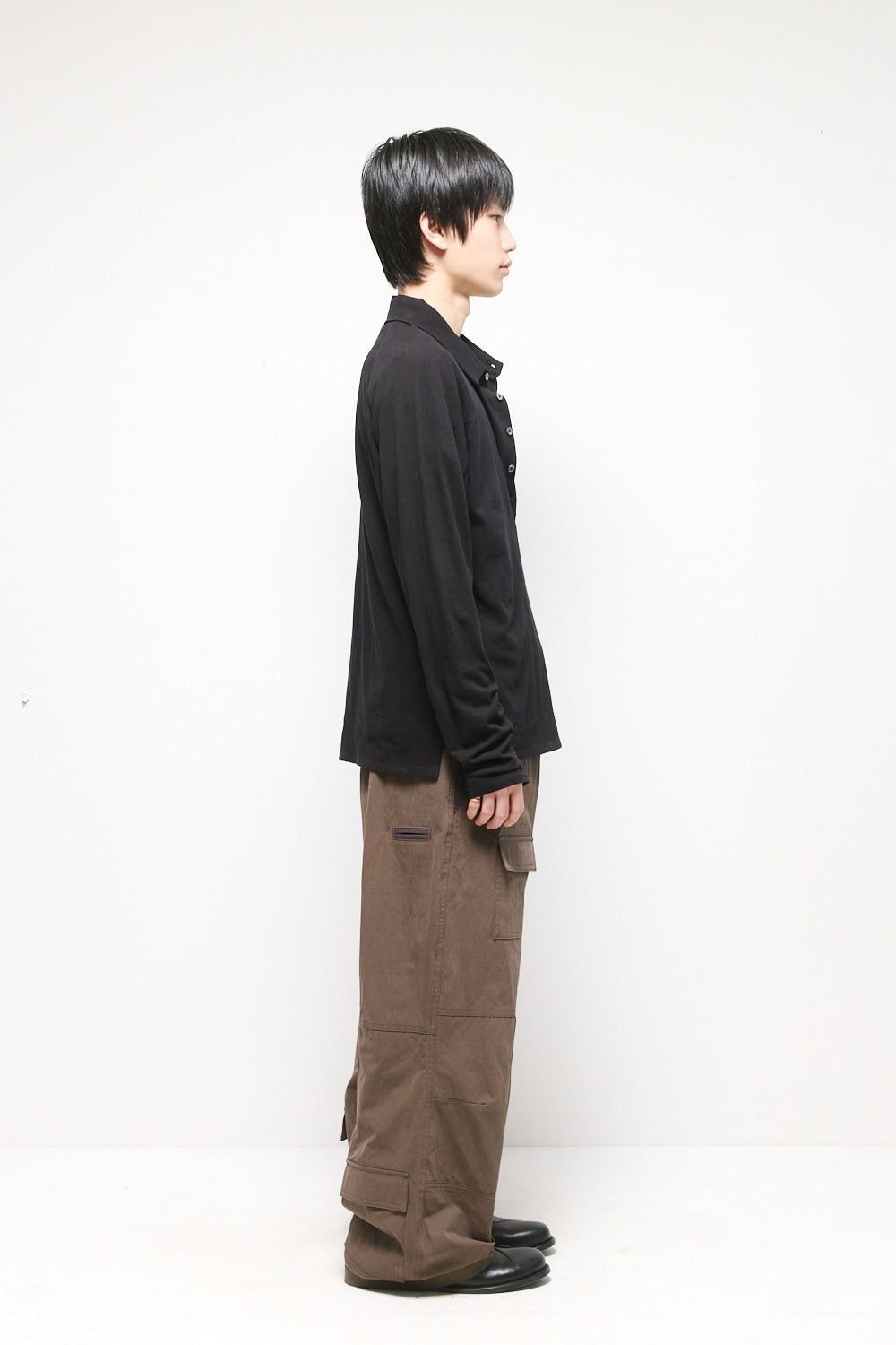 Hatchingroom - Polo Tee (Black) product image 4 | TRAB K-Fashion Australia