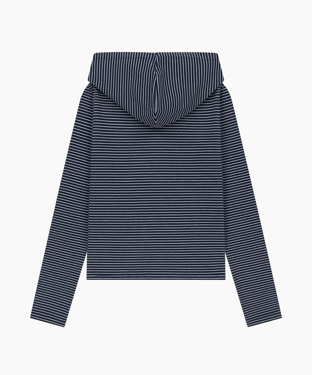 Marithe & Francois Girbaud - Basic Hoodie Long Sleeve (Navy Stripe) product image 6 | TRAB K-Fashion Australia