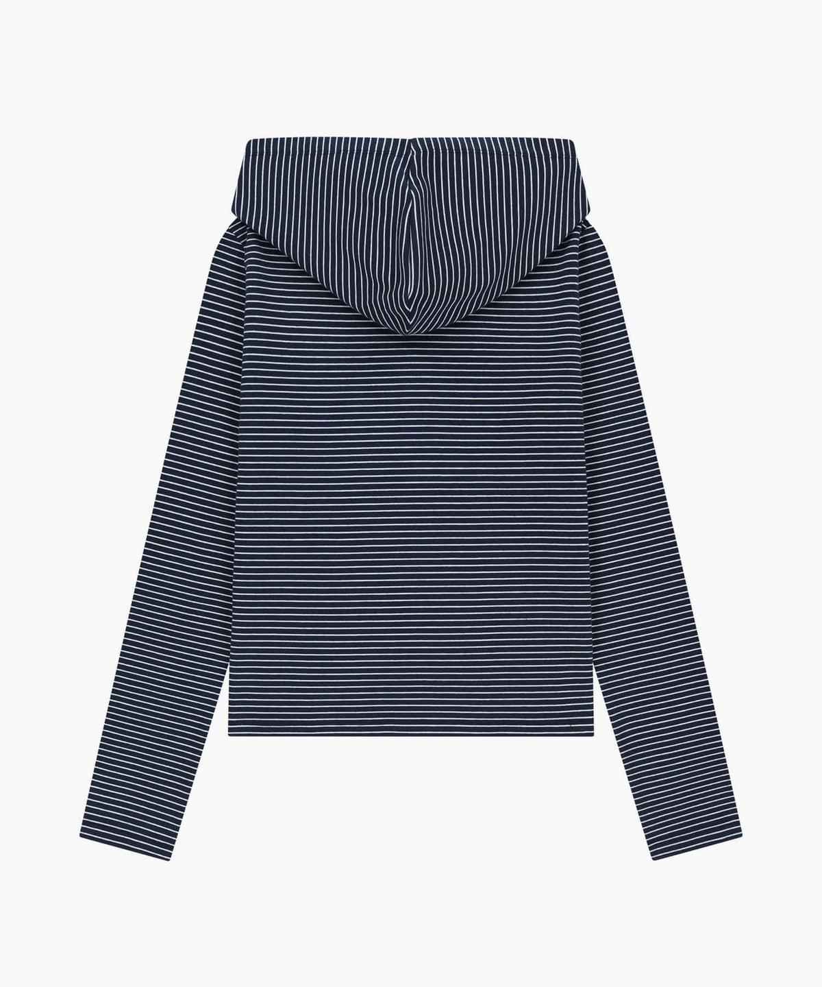Marithe & Francois Girbaud - Basic Hoodie Long Sleeve (Navy Stripe) product image 6 | TRAB K-Fashion Australia