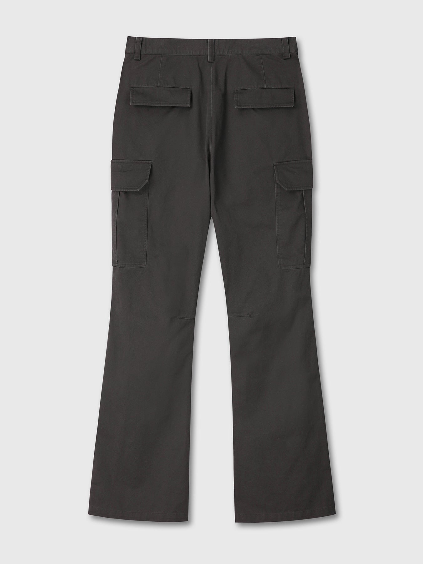 Tonywack - Washed Cotton Loose Flared Cargo Pants (Ebony) product image 7 | TRAB K-Fashion Australia