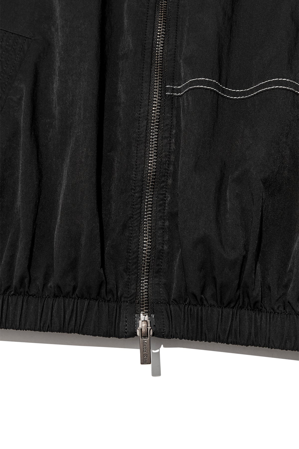 Matin Kim - Washed Volume Bomber Jumper (Black) product image 4 | TRAB K-Fashion Australia