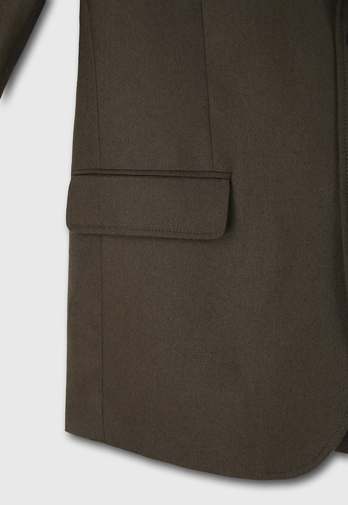 Tonywack - Wool And Cashmere Tailored Blazer (Taupe Brown) product image 13 | TRAB K-Fashion Australia
