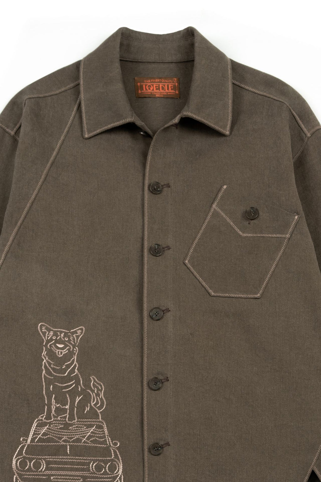 Ioedle - Diagonal Landscape Shirt (Brown) product image 4 | TRAB K-Fashion Australia