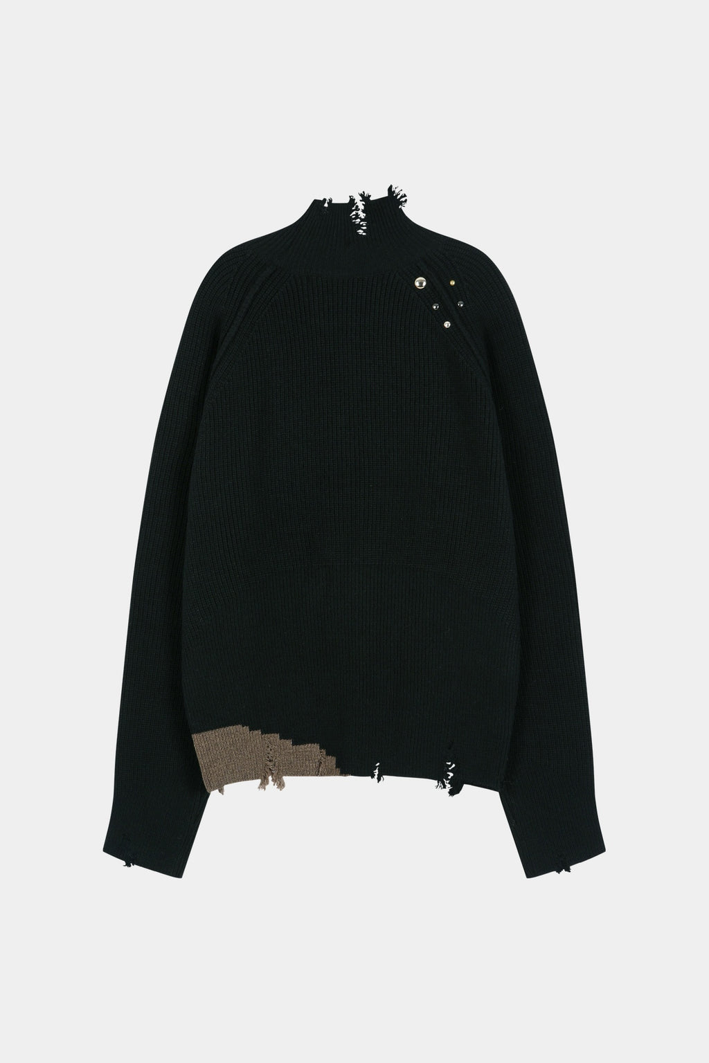Andersson Bell - Locha Turtle-Neck Sweater (Black) product image 12 | TRAB K-Fashion Australia