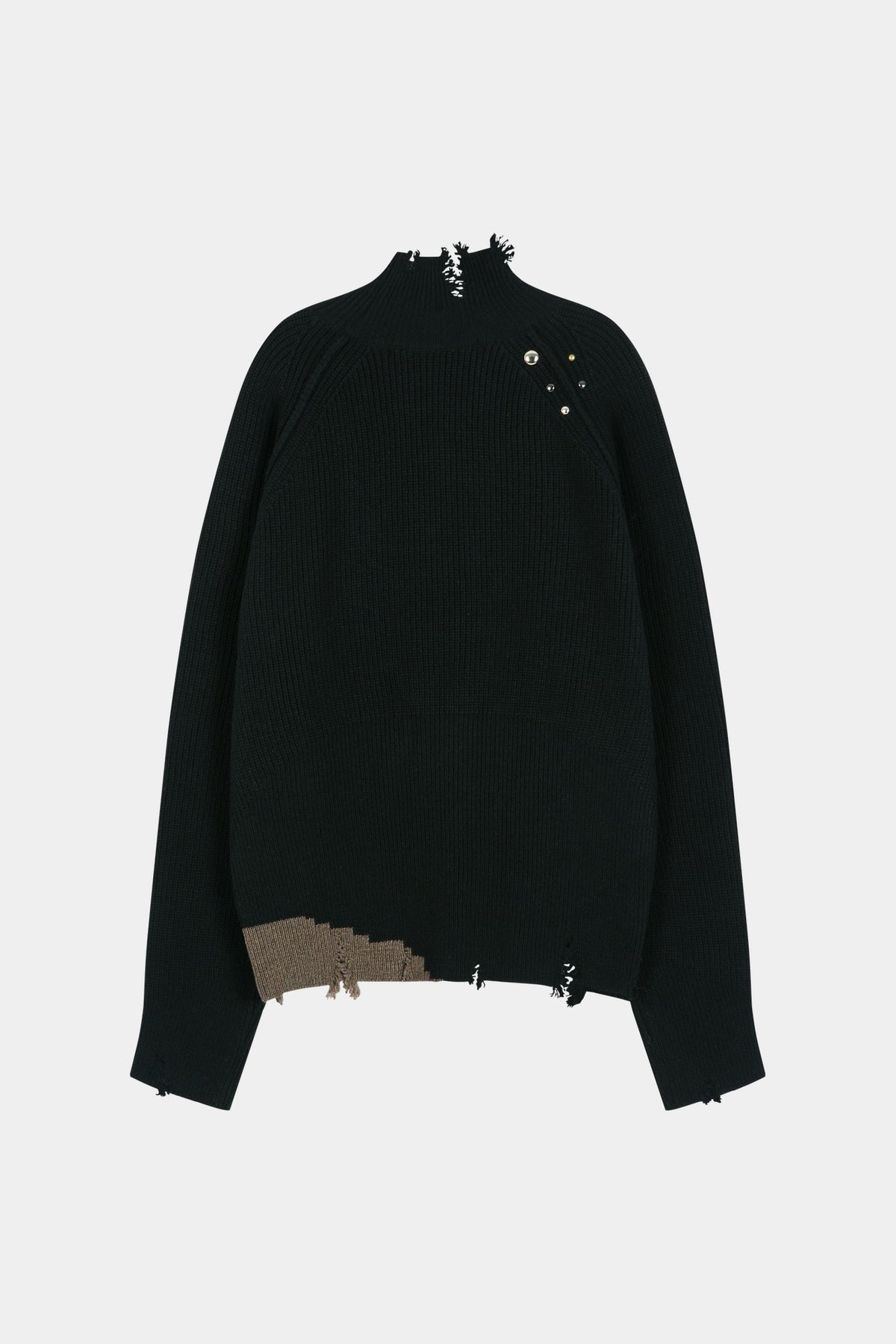 Andersson Bell - Locha Turtle-Neck Sweater (Black) product image 12 | TRAB K-Fashion Australia