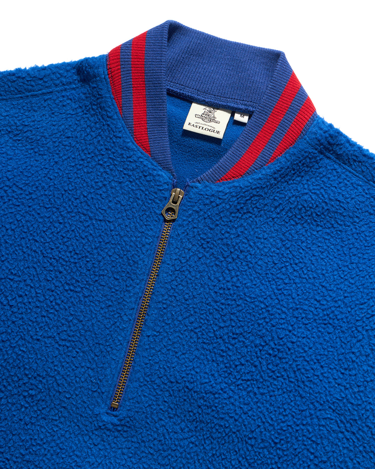 Eastlogue - Woody Fleece Half Zip-up Sweat (Blue) product image 3 | TRAB K-Fashion Australia