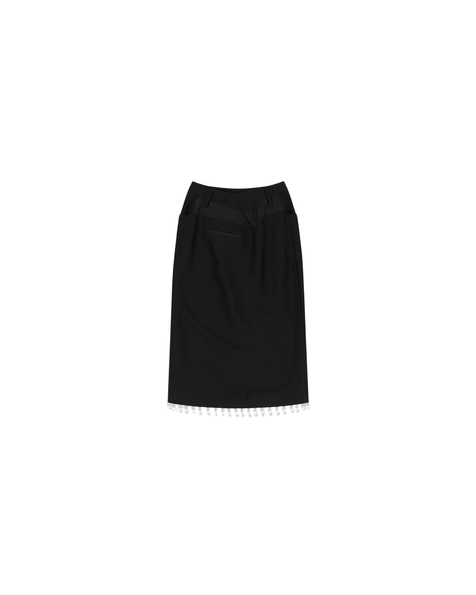 Kimhe Kim - Pearl Embellishement Long Skirt (Black) product image 9 | TRAB K-Fashion Australia