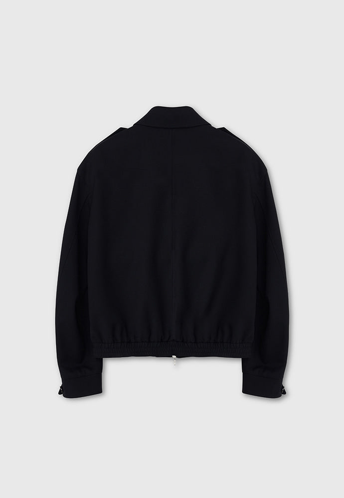 Tonywack - Wool Twill Epaulet Blouson (Midnight) product image 10 | TRAB K-Fashion Australia