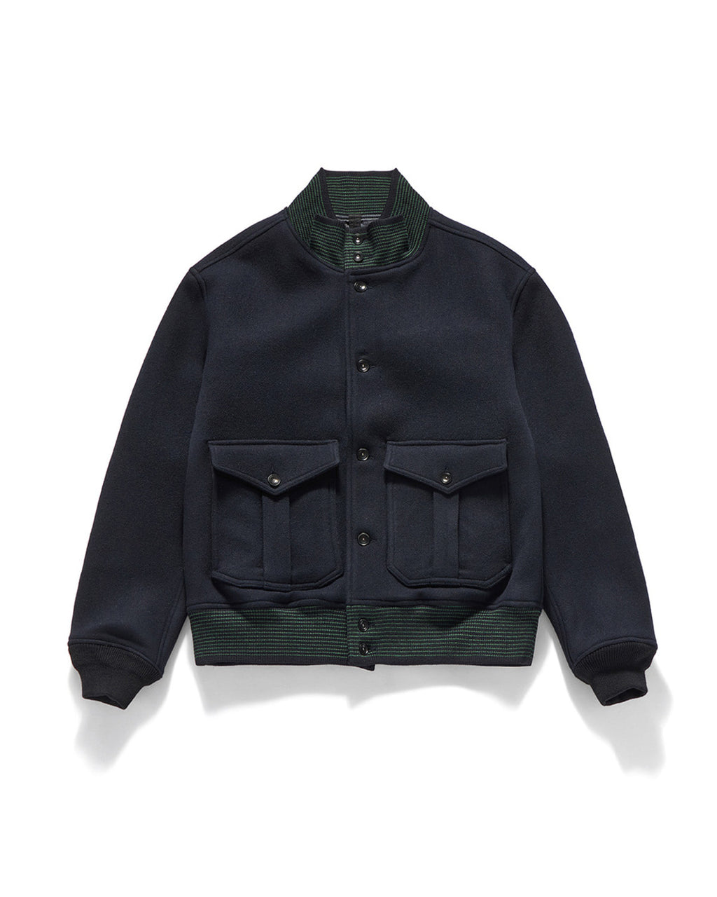 Eastlogue - Tender Blouson Jacket (D.navy Wool) product image 5 | TRAB K-Fashion Australia