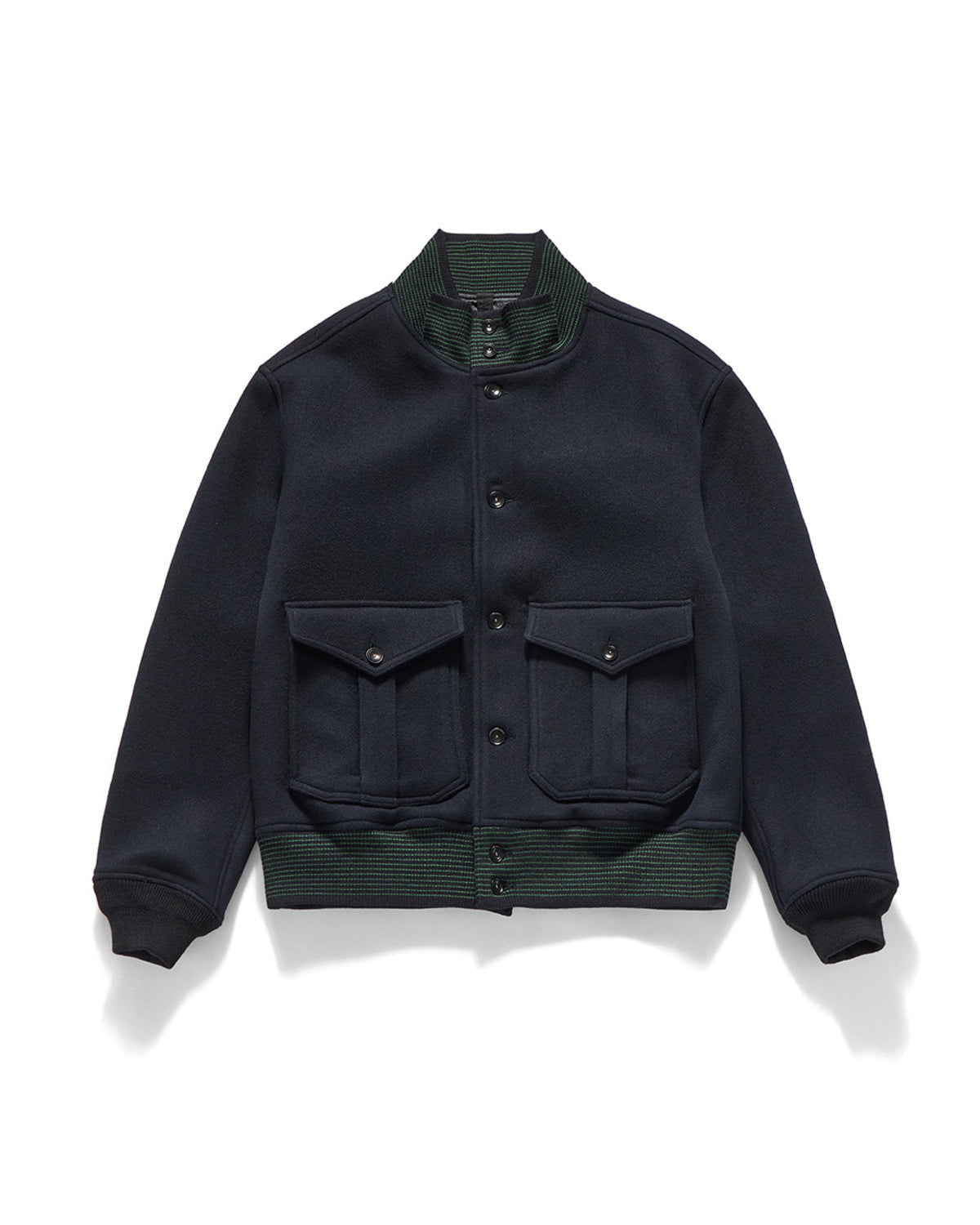 Eastlogue - Tender Blouson Jacket (D.navy Wool) product image 5 | TRAB K-Fashion Australia