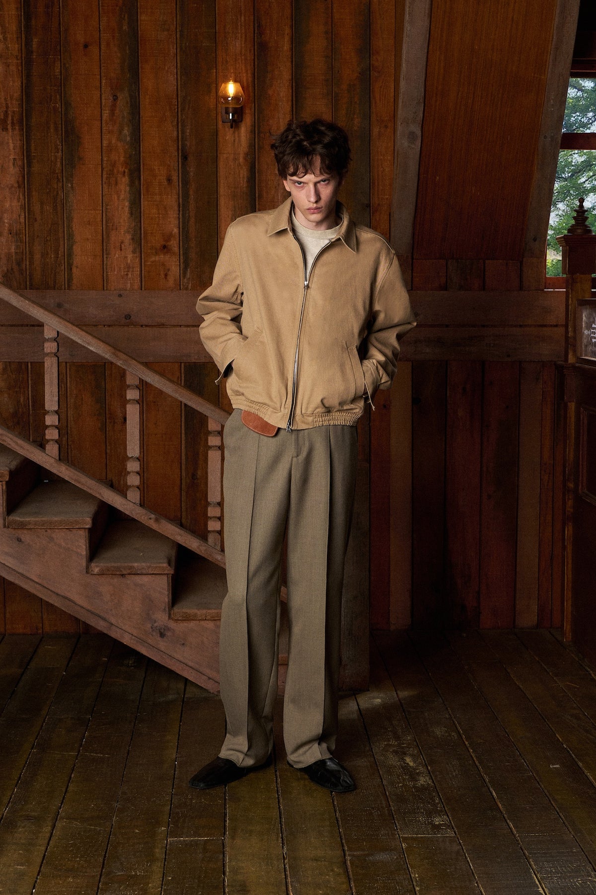 STU - Curved Cuff Jacket (Beige) product image 11 | TRAB K-Fashion Australia