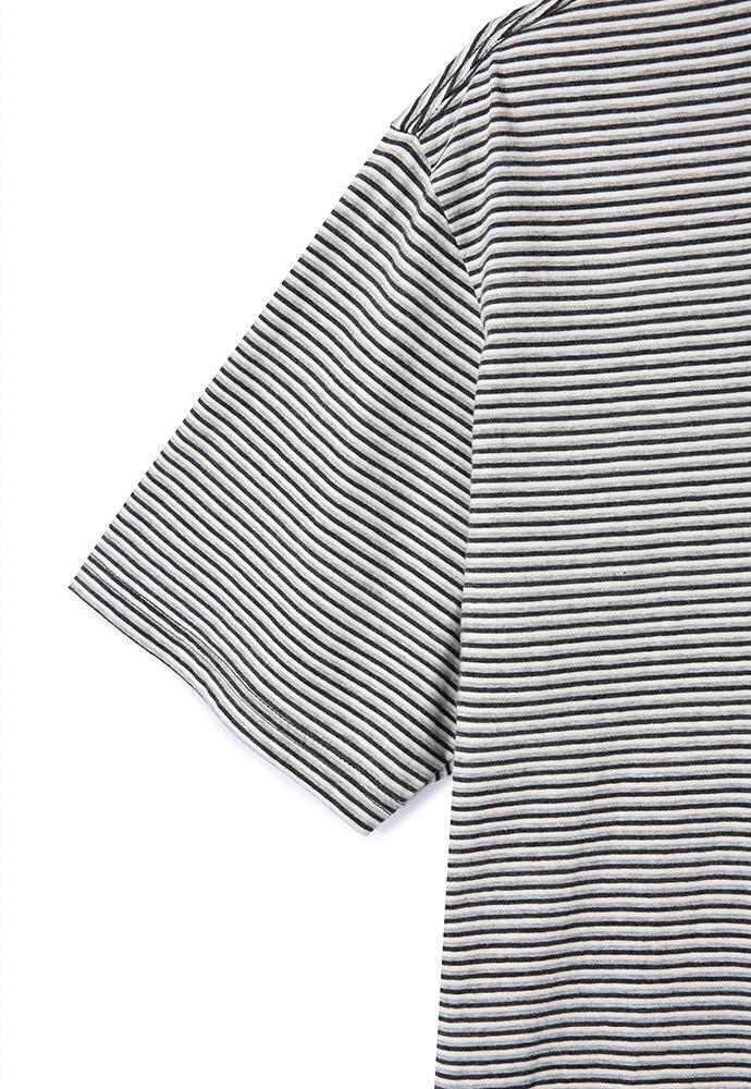 Art if acts - Washed Stripe Pocket S/S Tee (Charcoal) product image 12 | TRAB K-Fashion Australia