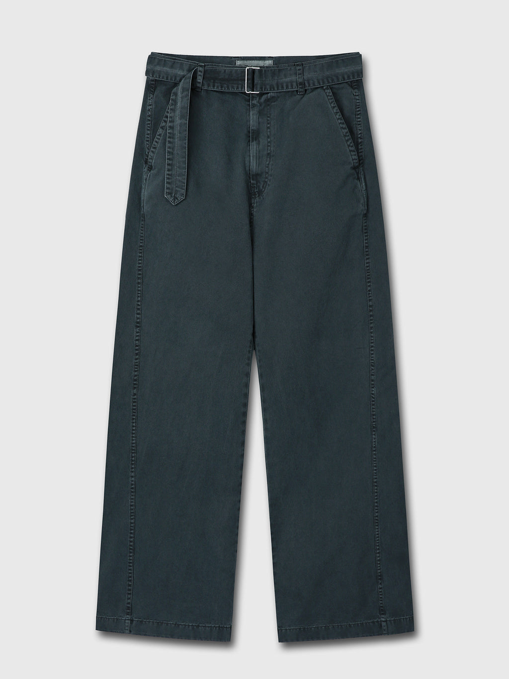 Tonywack - Garment-Dyed Cotton Belted Pants (Anthracite) product image 6 | TRAB K-Fashion Australia