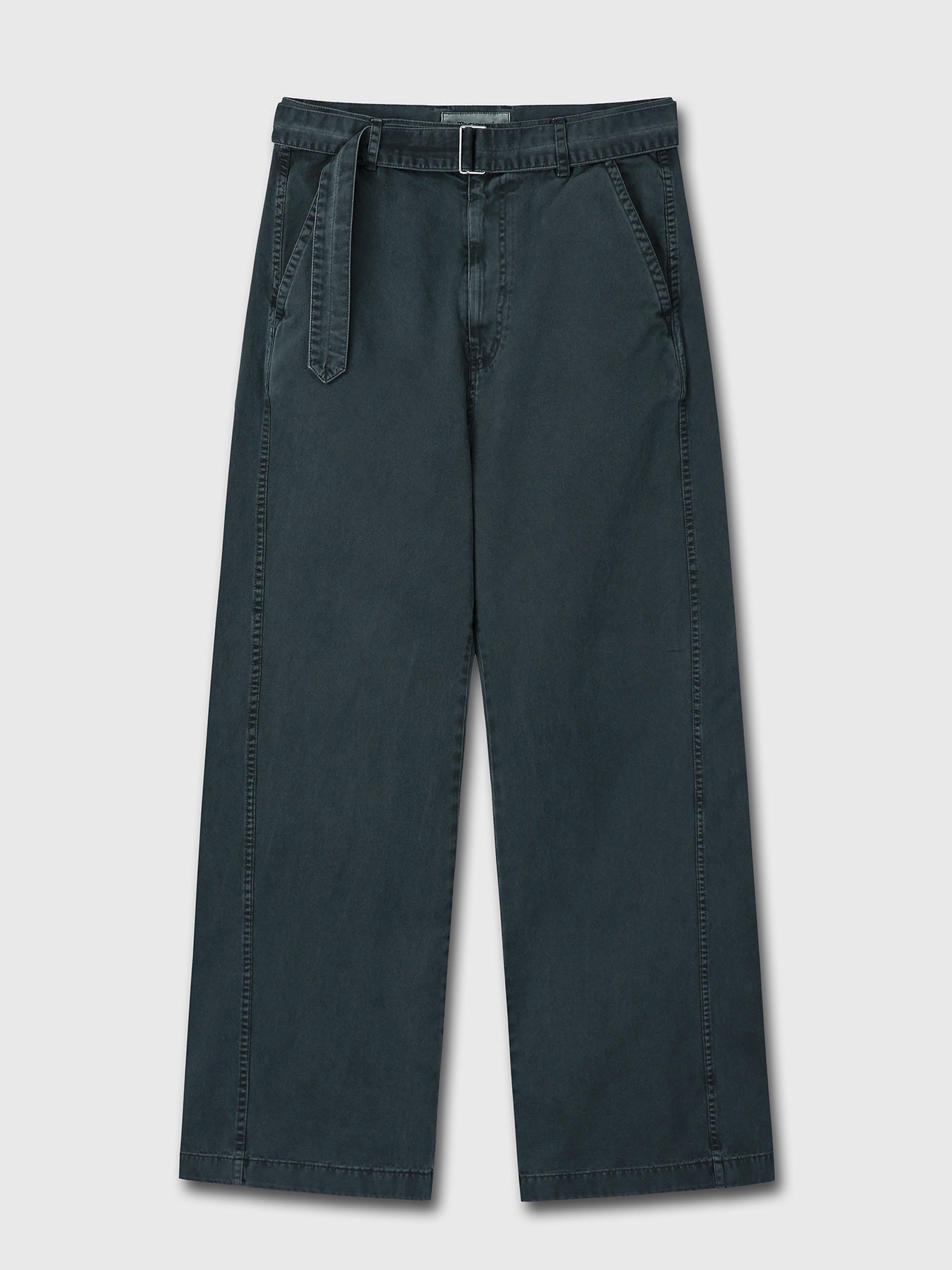 Tonywack - Garment-Dyed Cotton Belted Pants (Anthracite) product image 6 | TRAB K-Fashion Australia