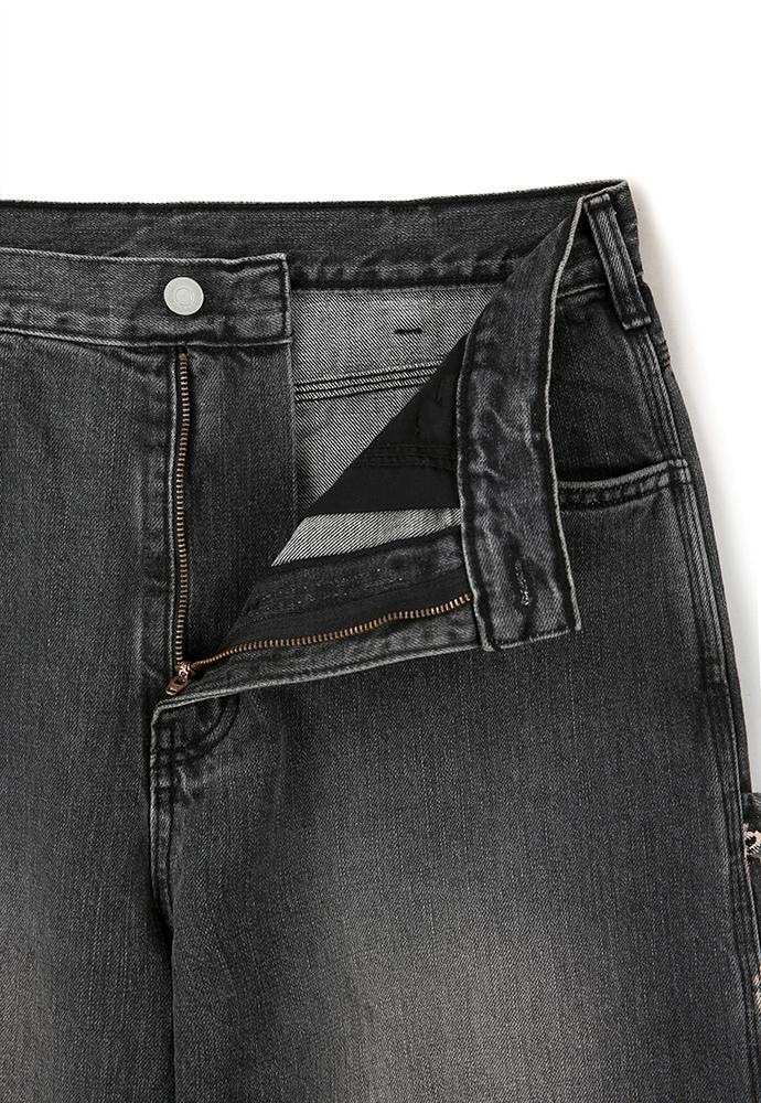 Art if acts - Washed Denim Carpenter Pants (Used Black) product image 8 | TRAB K-Fashion Australia