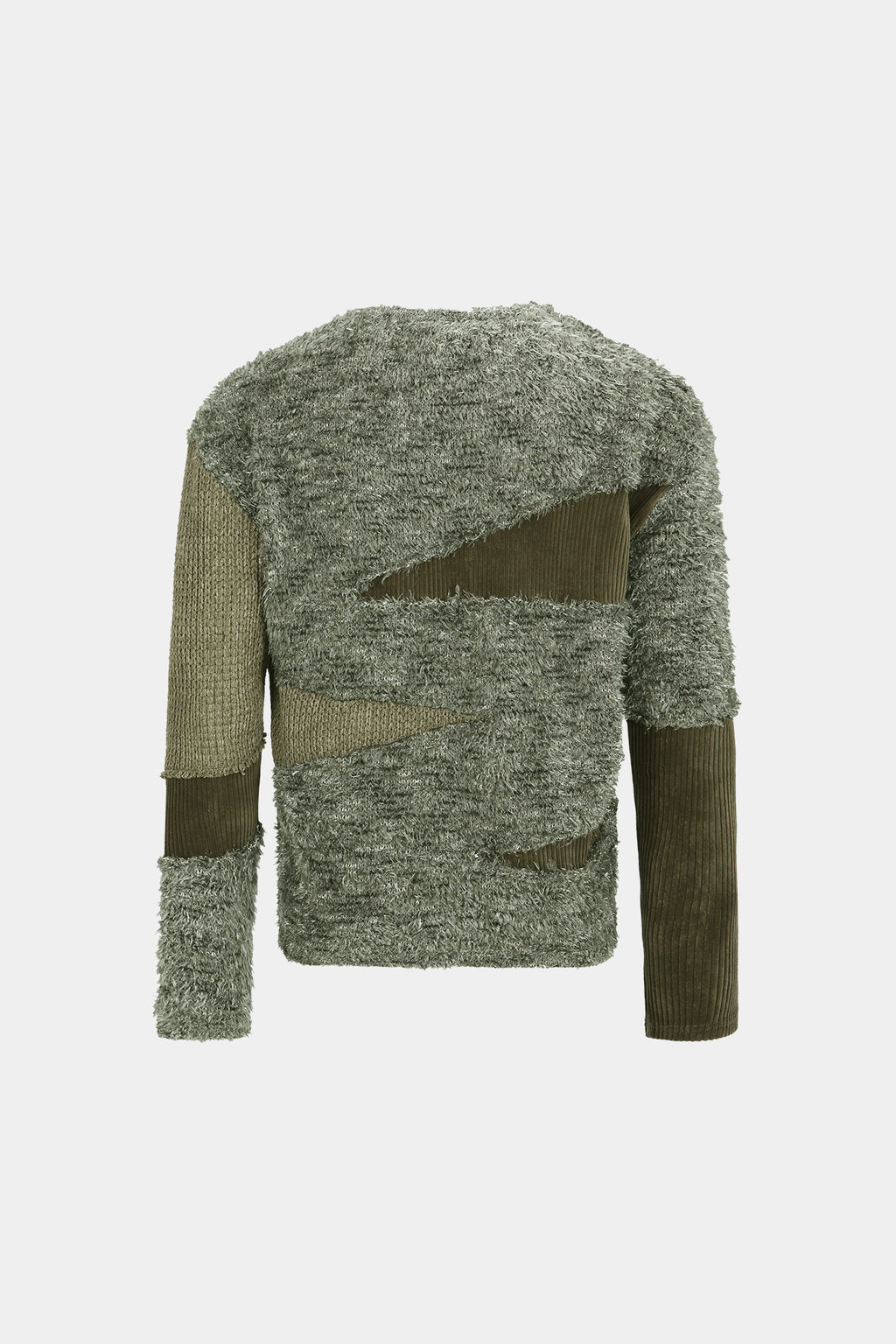 Andersson Bell - Ghillie Color Block Sweater (Khaki) product image 9 | TRAB K-Fashion Australia