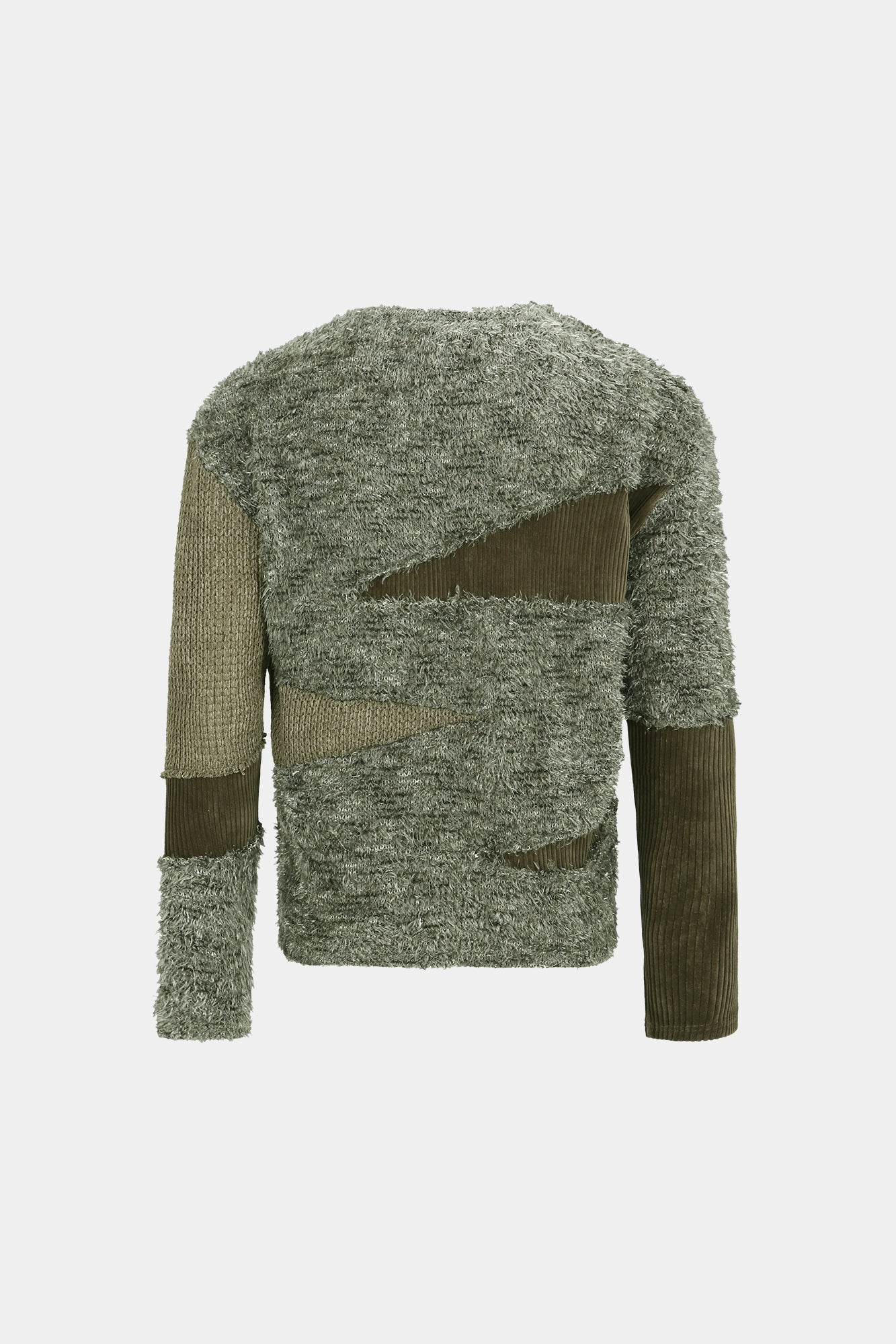 Andersson Bell - Ghillie Color Block Sweater (Khaki) product image 9 | TRAB K-Fashion Australia
