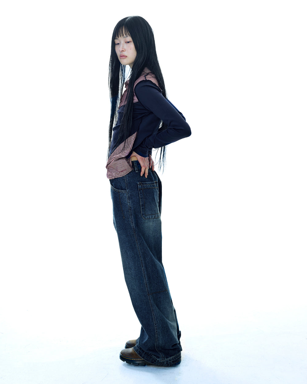 Coyseio - Deep Denim Pants (Navy) product image 12 | TRAB K-Fashion Australia