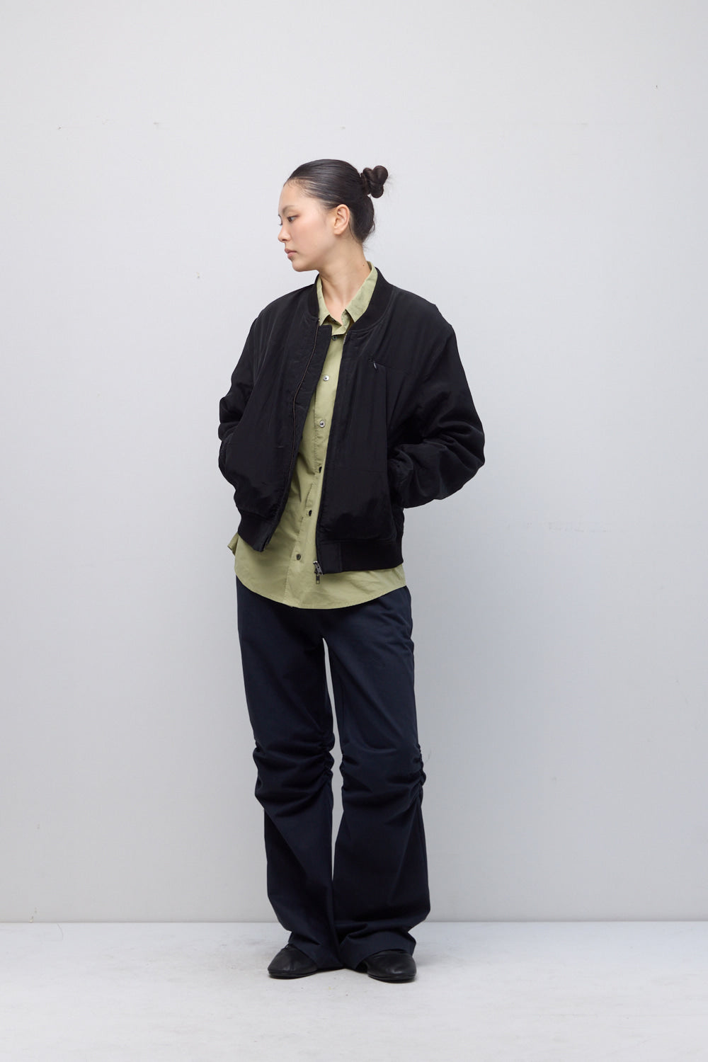 Hatchingroom - Regular Bomber (Black) product image 5 | TRAB K-Fashion Australia
