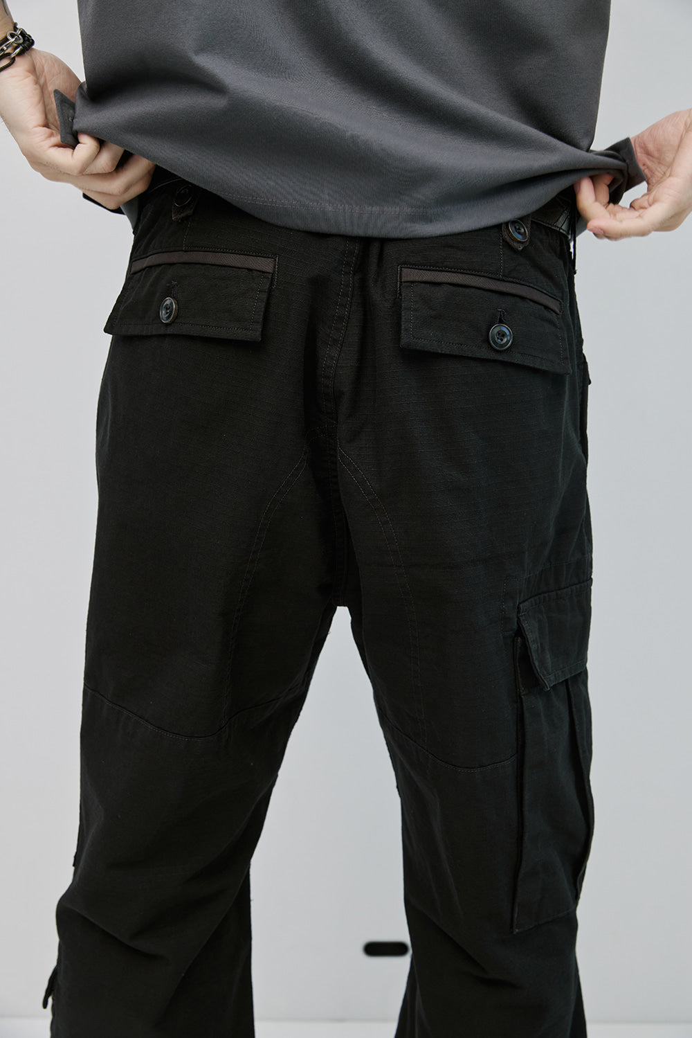 Hatchingroom - Multi Cargo Pants (Black) product image 17 | TRAB K-Fashion Australia