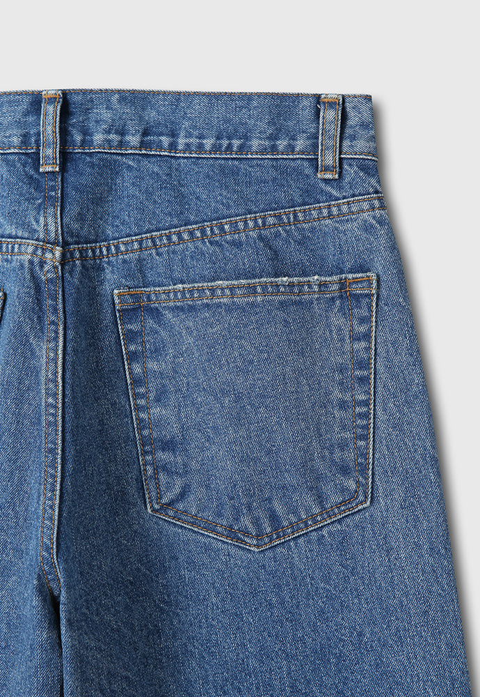 Tonywack - Straight-Leg Distressed Denim Jeans (Mid Blue) product image 11 | TRAB K-Fashion Australia