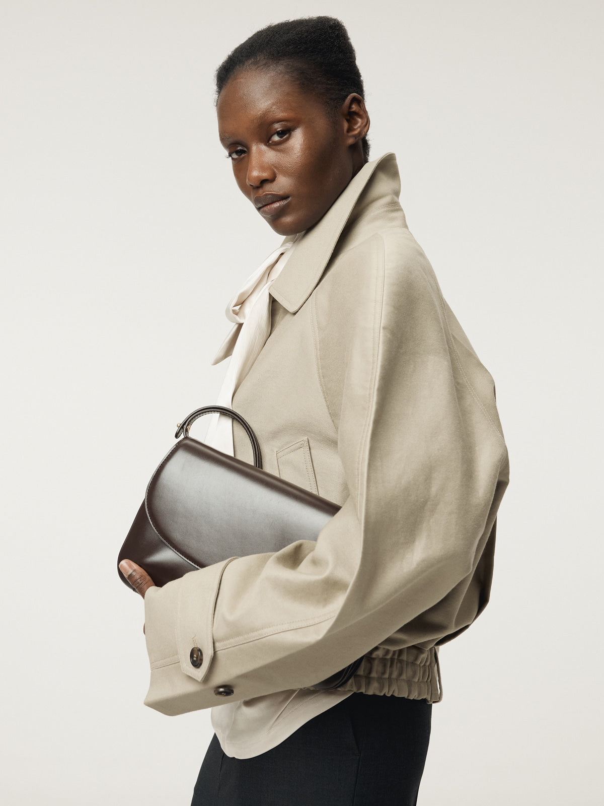 Recto - Reglan Sleeves Cotton Jumper (Light Taupe) product image 8 | TRAB K-Fashion Australia