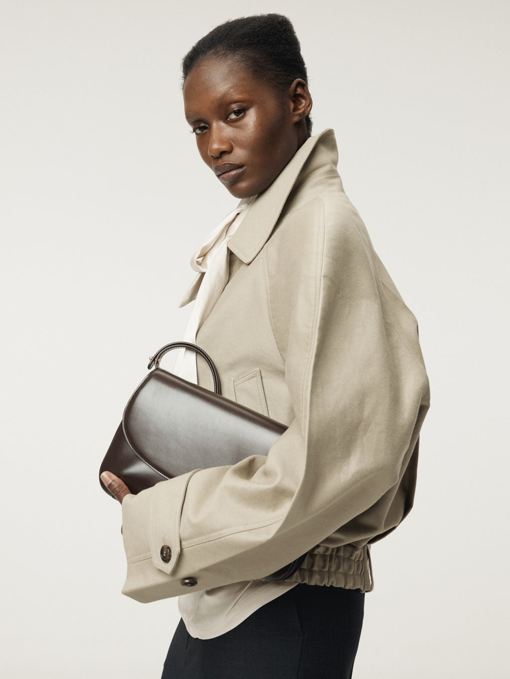 Recto - Reglan Sleeves Cotton Jumper (Light Taupe) product image 8 | TRAB K-Fashion Australia