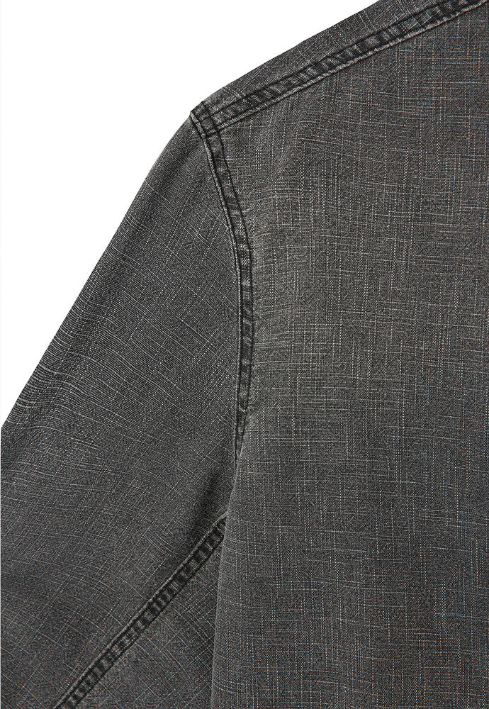Art if acts - Linen Western Coverall Jacket (Black) product image 12 | TRAB K-Fashion Australia