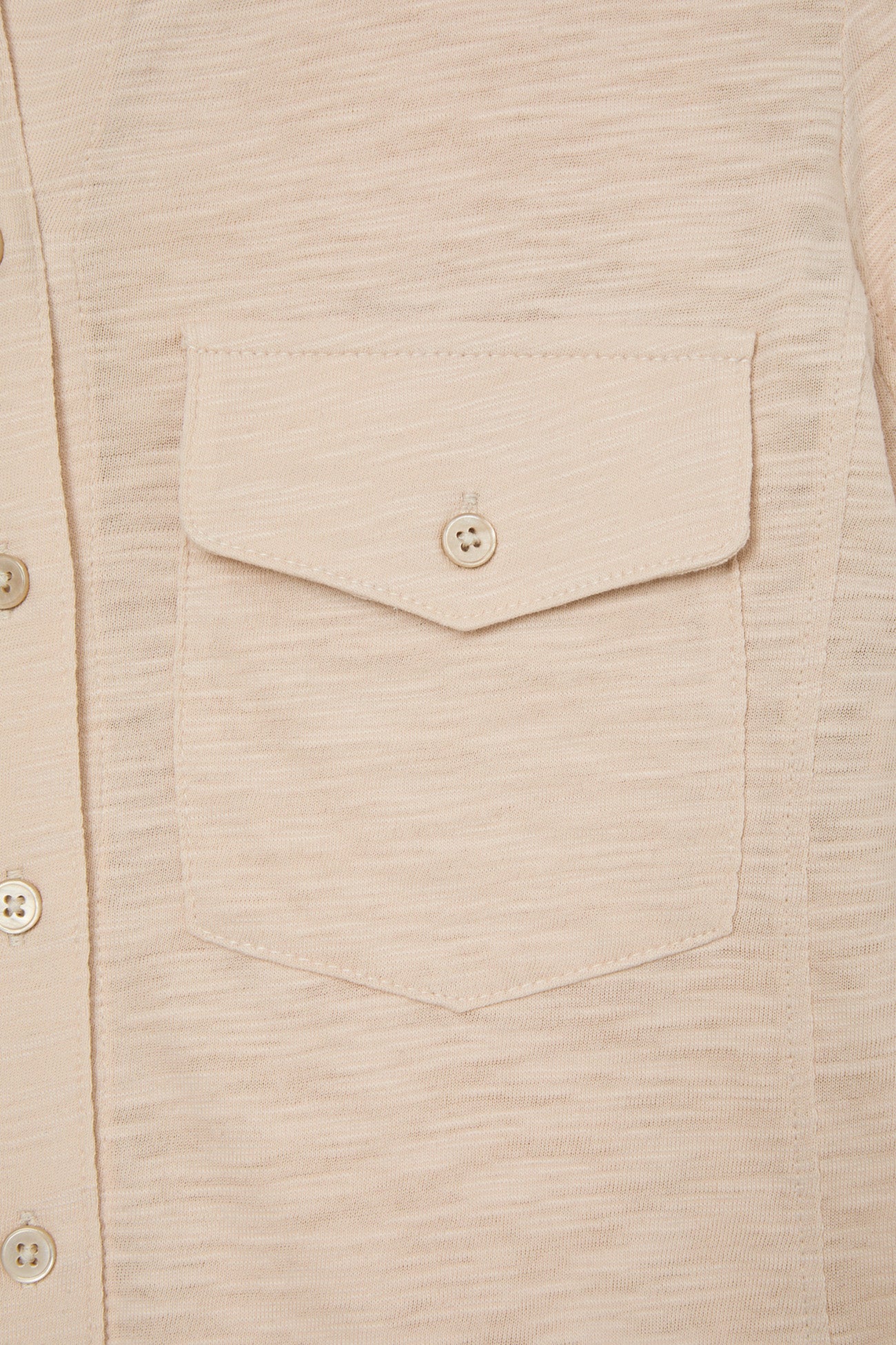 Deinet - Button Collar T-Shirt (Beige) product image 5 | TRAB K-Fashion Australia