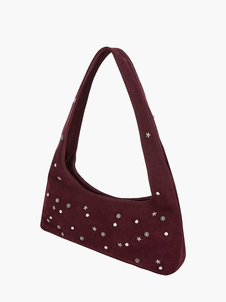 Marge Sherwood - Halter Hobo (Wine Studded Suede) product image 5 | TRAB K-Fashion Australia