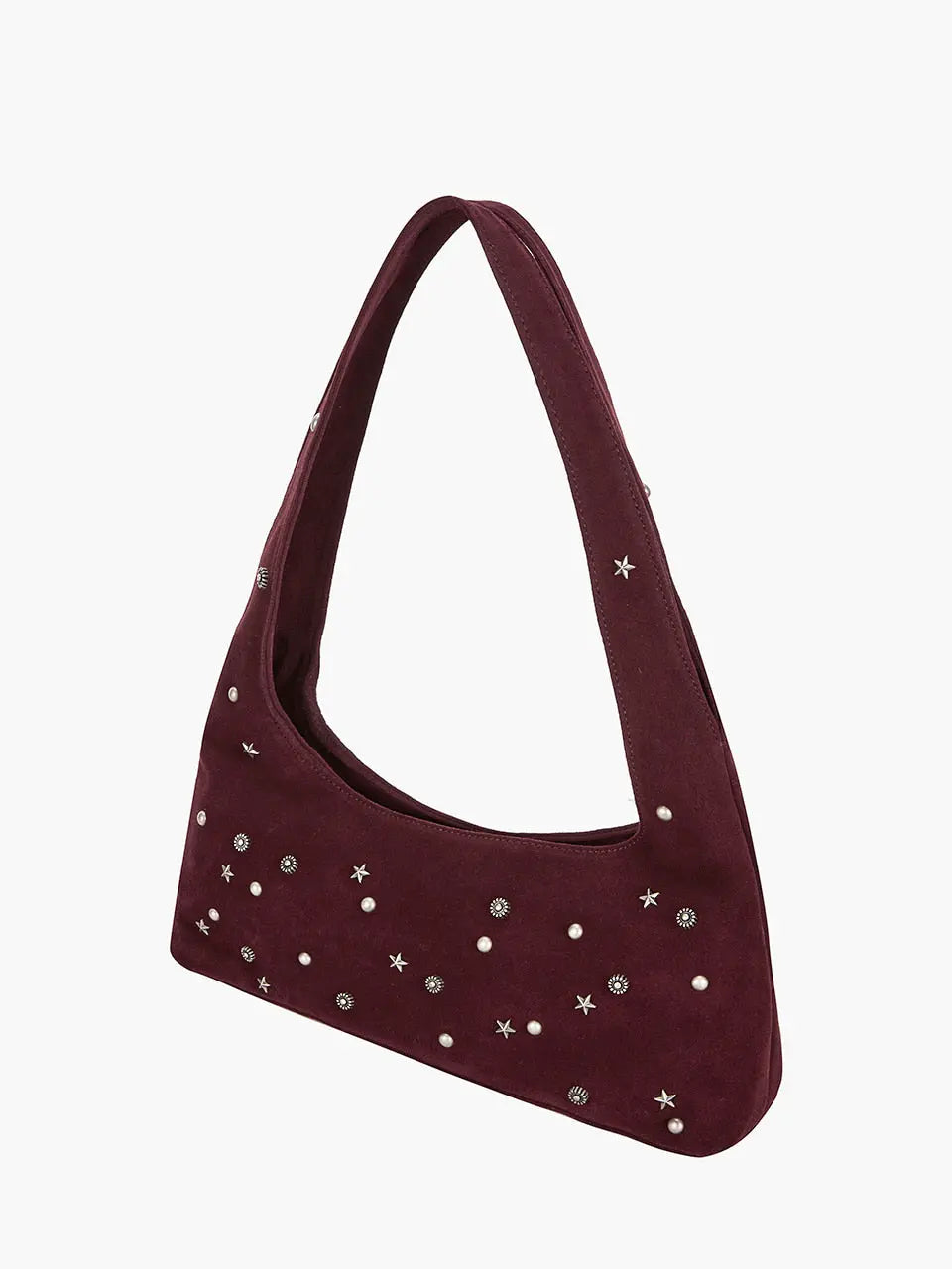 Marge Sherwood - Halter Hobo (Wine Studded Suede) product image 5 | TRAB K-Fashion Australia