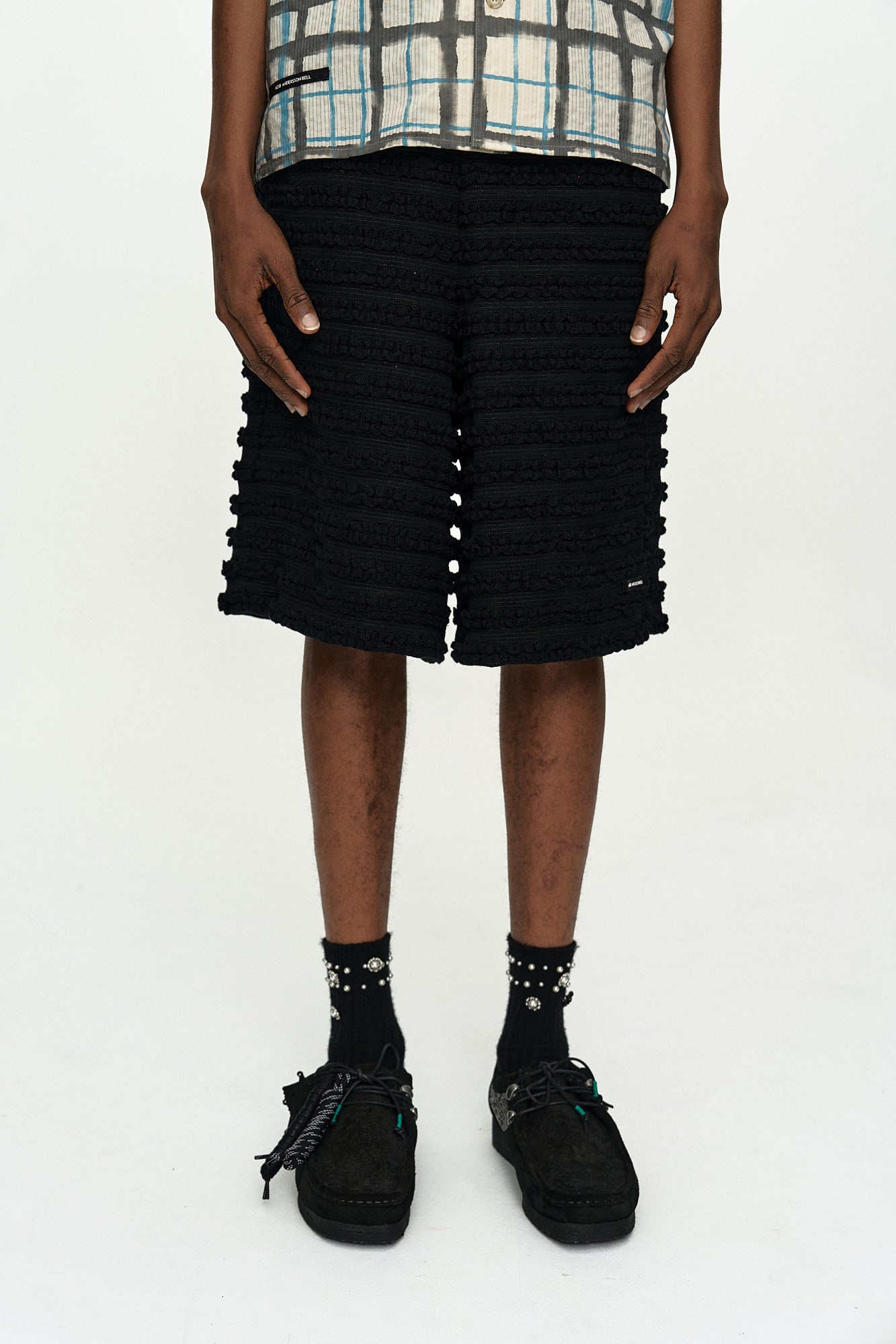Andersson Bell - Kenley Knitted Shorts (Black) product image 4 | TRAB K-Fashion Australia