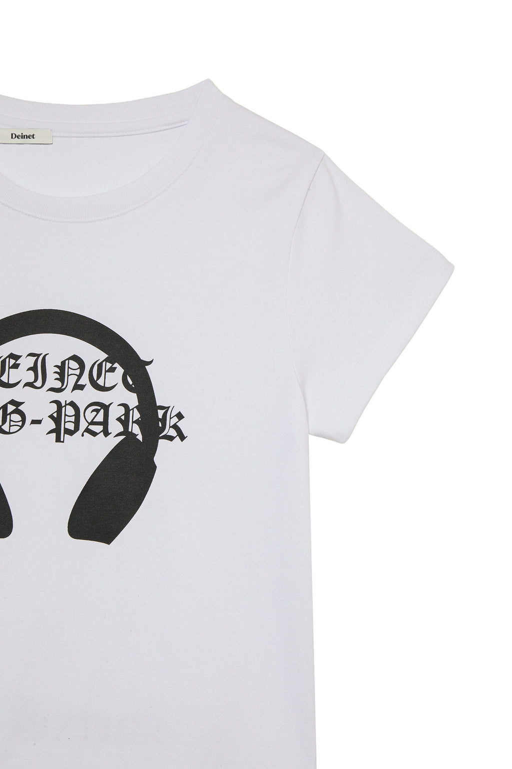 Deinet - Headset Basic T-Shirt (White) product image 4 | TRAB K-Fashion Australia