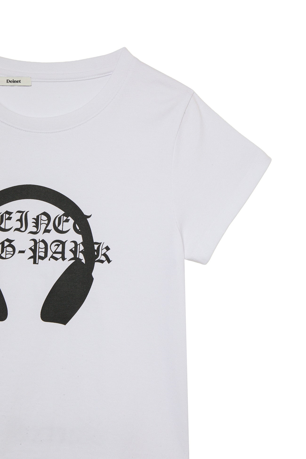 Deinet - Headset Basic T-Shirt (White) product image 4 | TRAB K-Fashion Australia