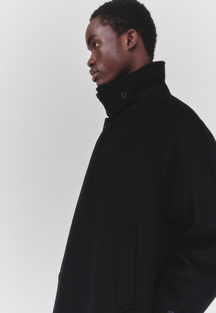 Art if acts - Cashmere Soutien Collar Coat (Black) product image 7 | TRAB K-Fashion Australia