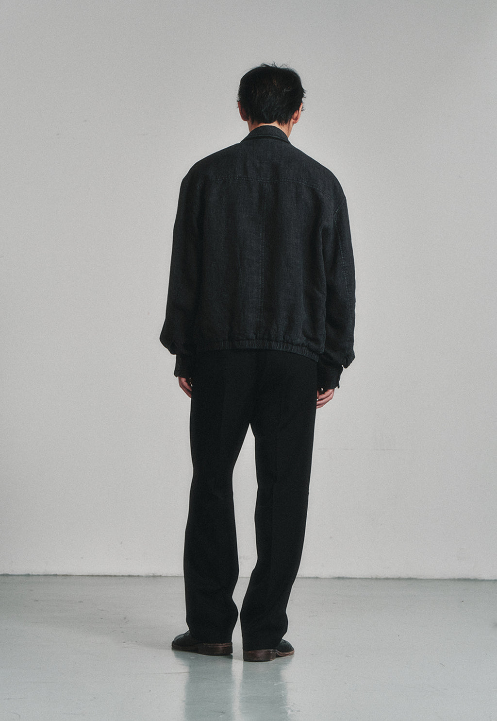 Art if acts - Linen Pocket Blouson (Black) product image 4 | TRAB K-Fashion Australia