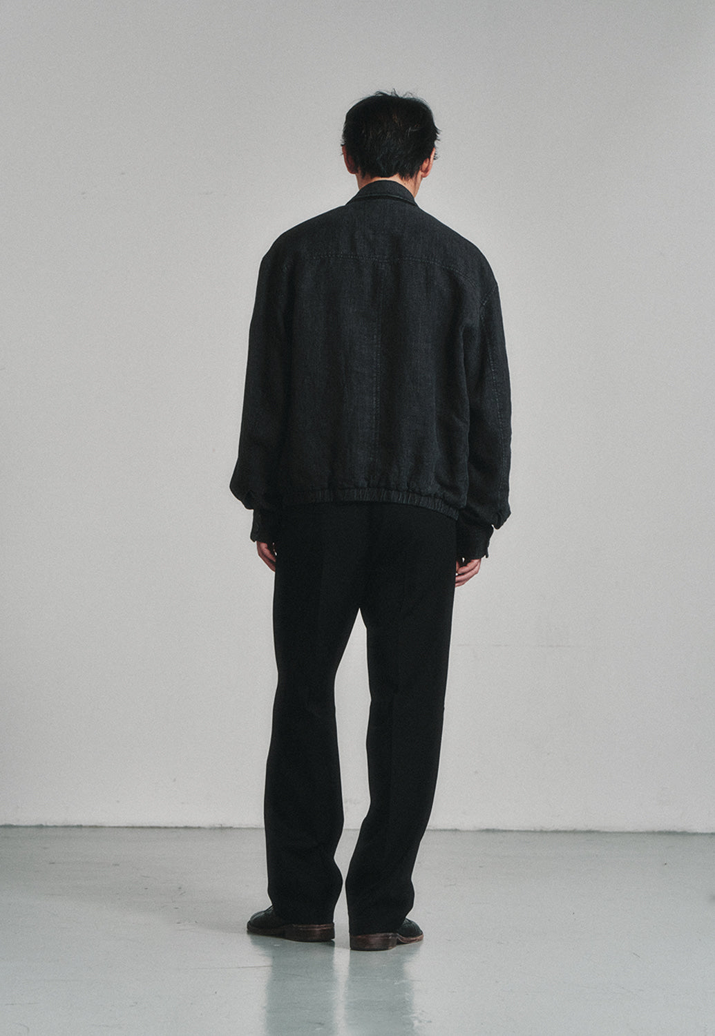 Art if acts - Linen Pocket Blouson (Black) product image 4 | TRAB K-Fashion Australia