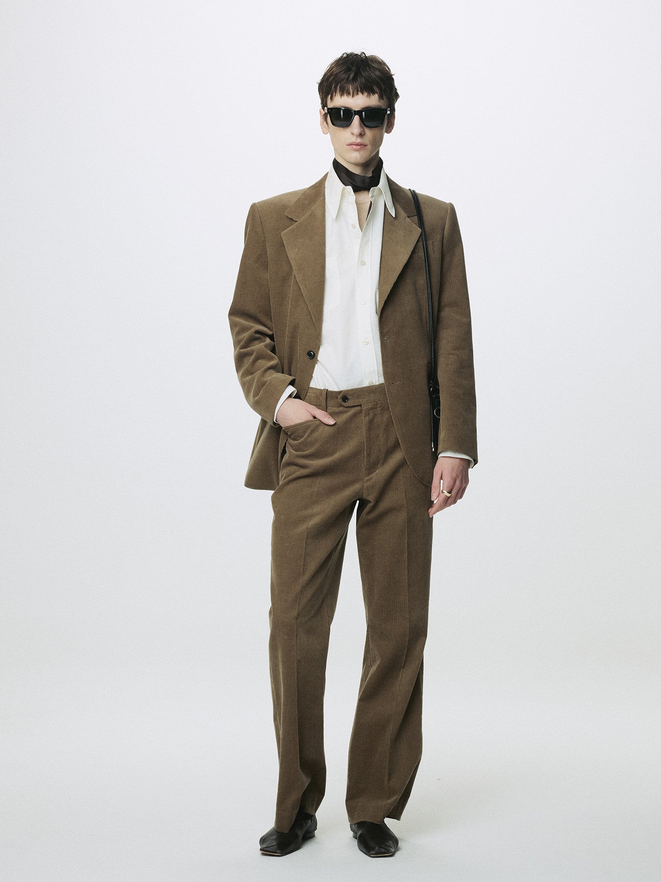 Tonywack - Corduroy Single-Breasted Jacket (Beige Taupe) product image 2 | TRAB K-Fashion Australia