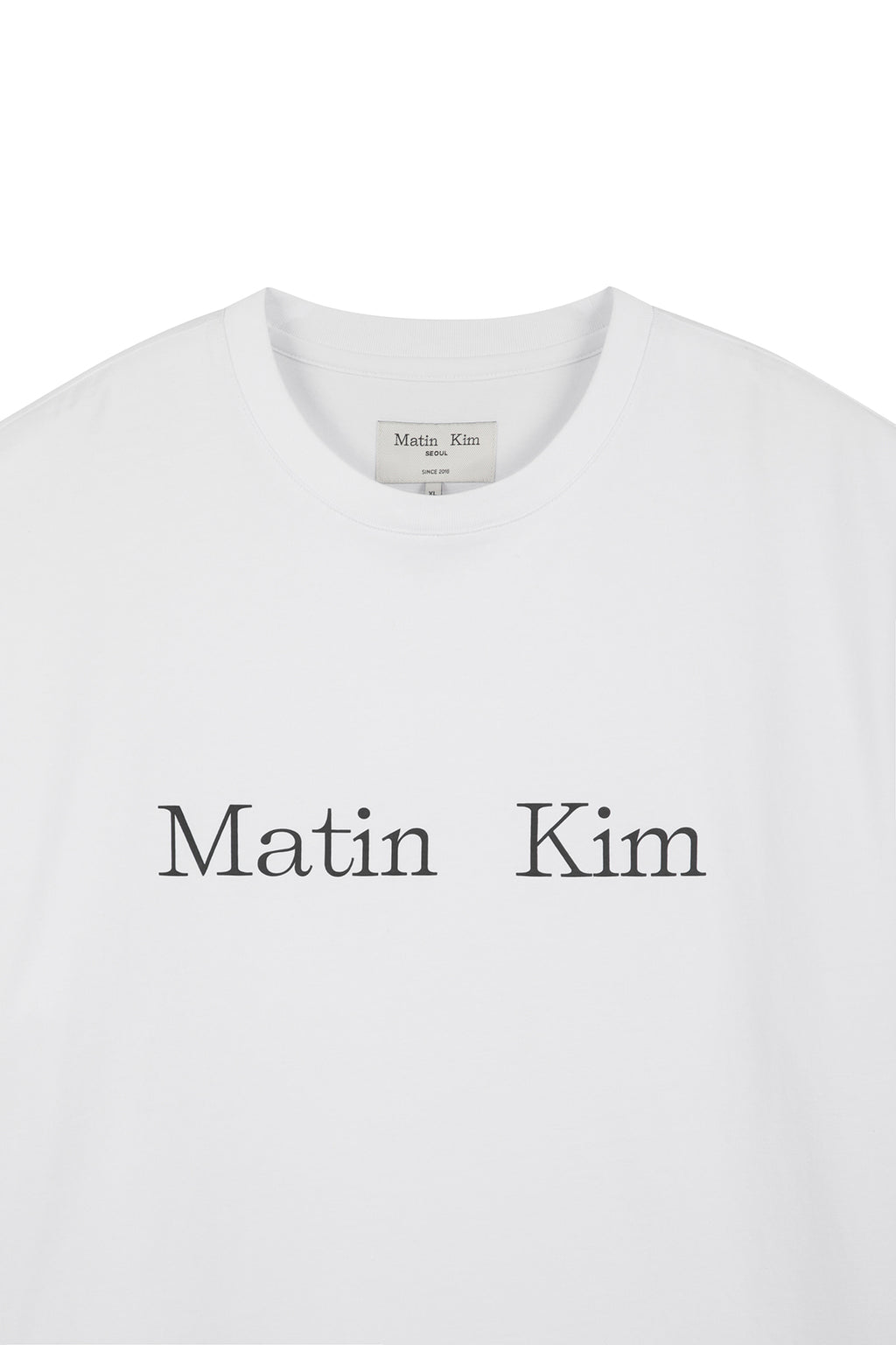 Matin Kim - Matin Kim Logo Top (White) product image 3 | TRAB K-Fashion Australia